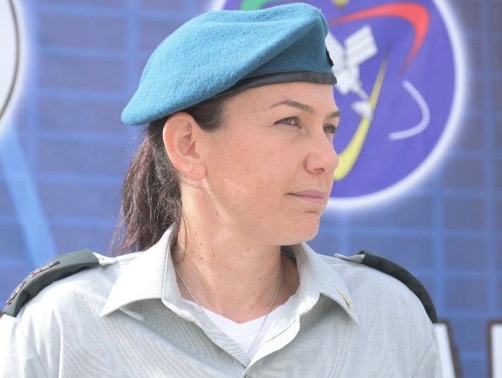מפקדת חושן אלוף משנה ענת הרשקוביץ צילום דובר צה"ל