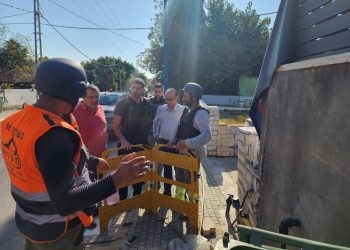 קרעי ביקר בעוטף עזה, עדיין יש מספר מצומצם של אתרים סלולריים מושבתים