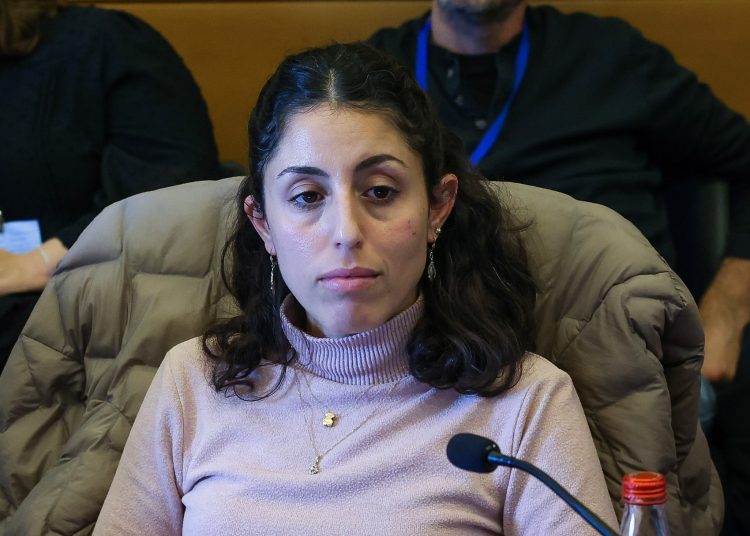 נעם דן רפרנטית תקשורת אגף תקציבים צילום נועם מושקוביץ דוברות הכנסת