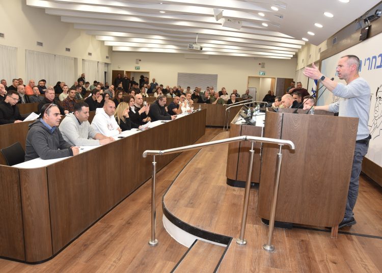 כנס העובדים שנערך בבניין ההסתדרות צילום יהודה שגב